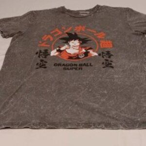 Toei Shirt Mens XL Animation Dragon Ball Super Gray Tie Dye Graphic S/S Tee
